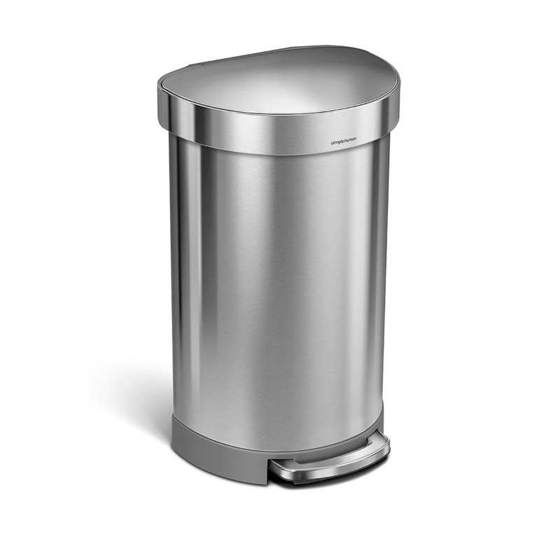 simplehuman セミラウンド ステップカン 45L(CW2030)